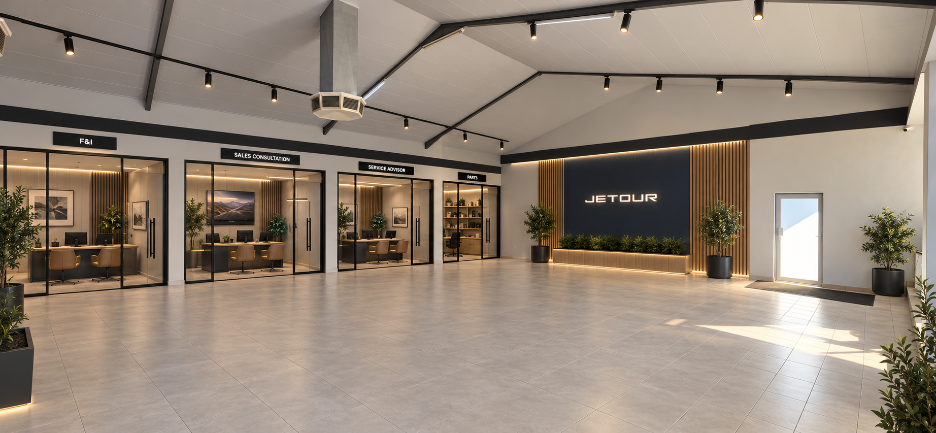 Glazed consultation rooms